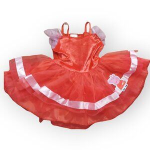 Peppa Pig Costume Dress Red Halloween Childs Size 2T